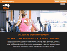 Tablet Screenshot of crossfitpurgatorytucson.com